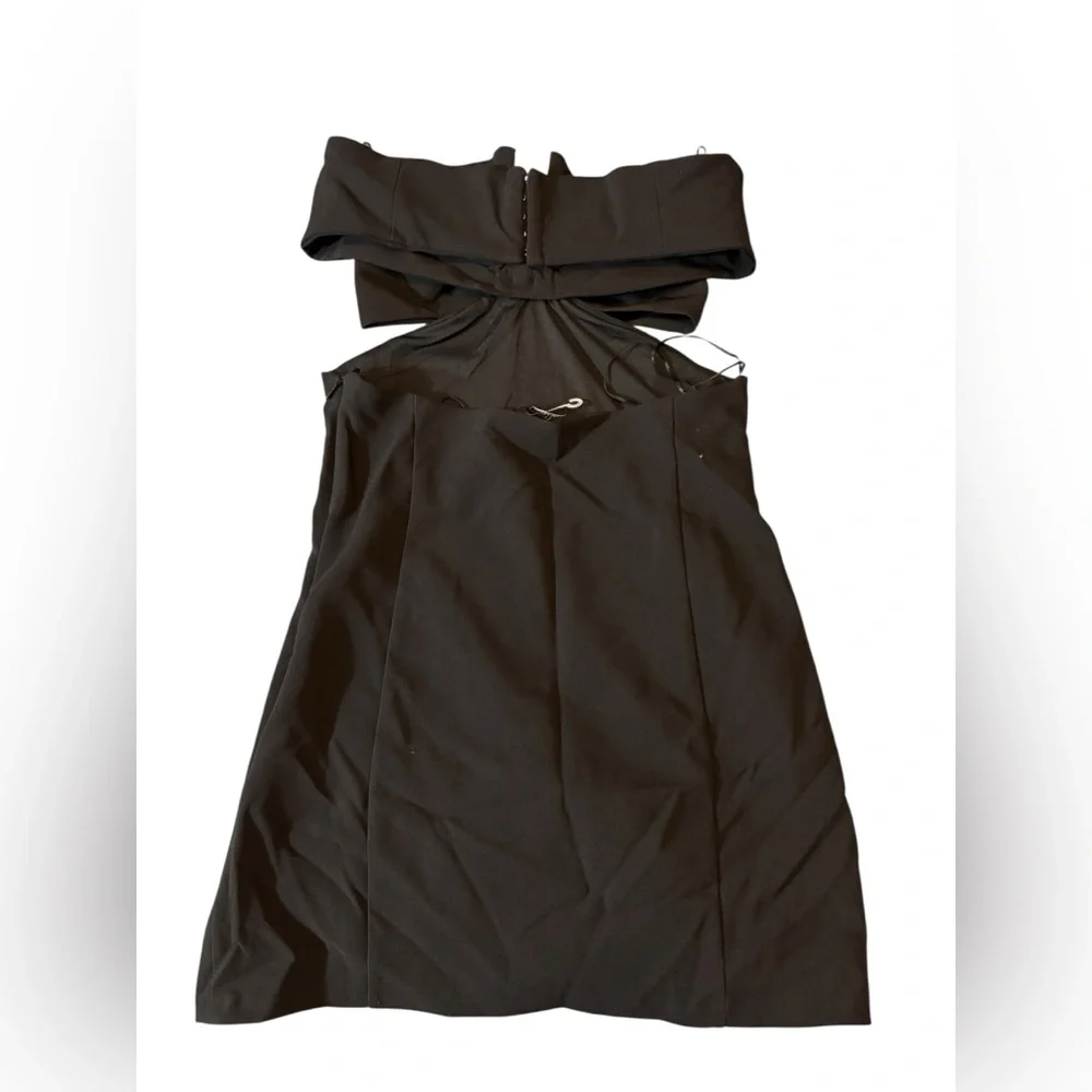New Zara | black dress medium - Picture 2 of 4